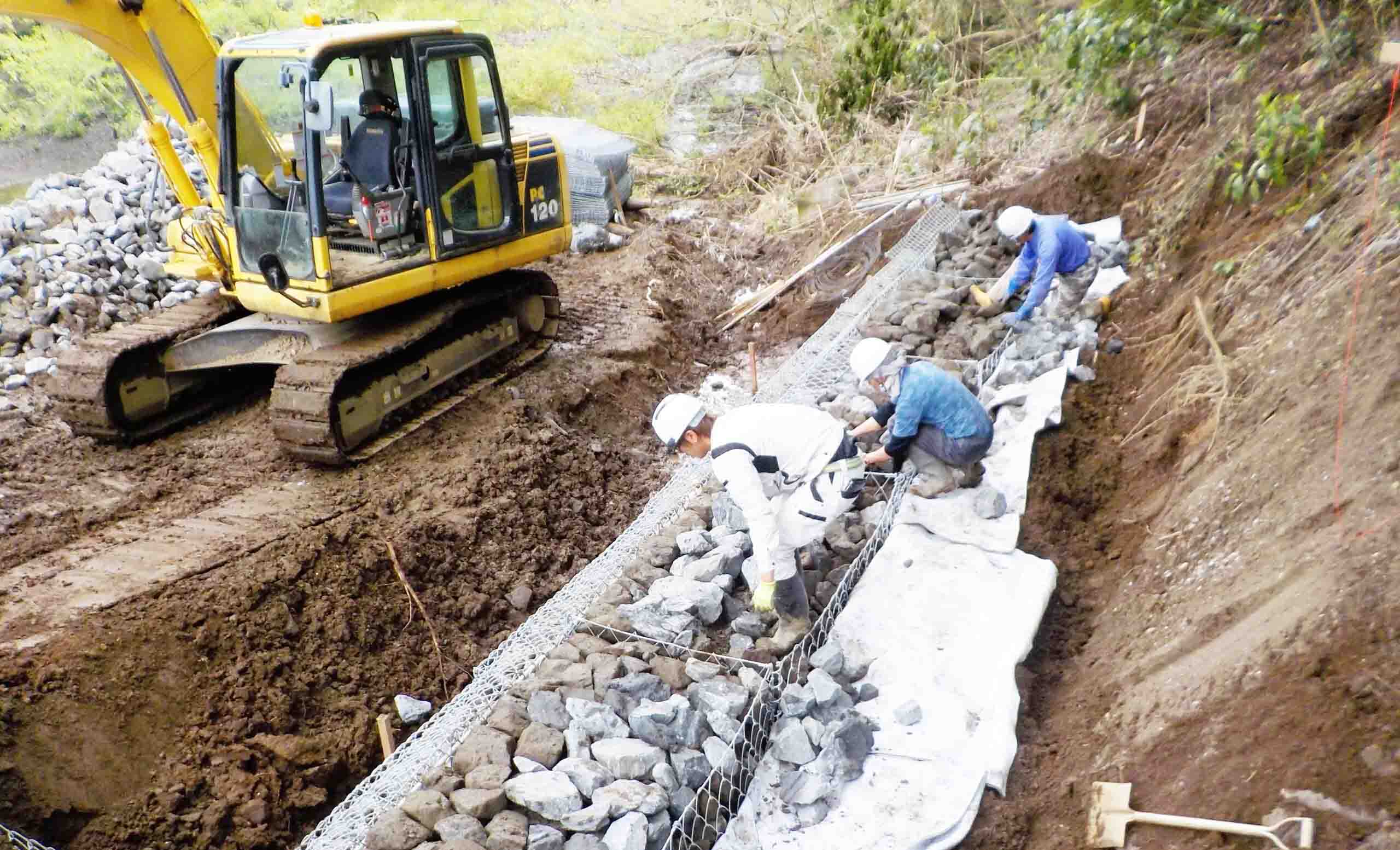 よつめ橋4.25袖ヶ浦カントリー工事の写真